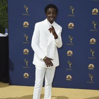 Caleb McLaughlin at the Emmys 2018 red carpet