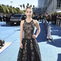 Emilia Clarke at the Emmys 2018 red carpet