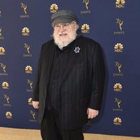 George R.R. Martin at the Emmys 2018 red carpet