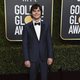 Evan Peters on the red carpet at the Golden Globes 2019