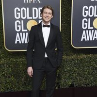 Joe Alwyn on the red carpet at the Golden Globes 2019