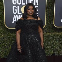 Octavia Spencer at the Golden Globes 2019 red carpet