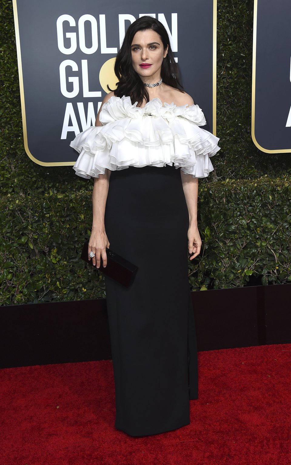 Rachel Weisz at the Golden Globes 2019 red carpet