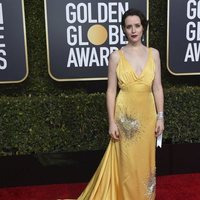 Claire Foy at the Golden Globes 2019 red carpet