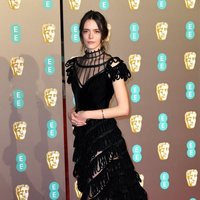 Stacy Martin on BAFTA red carpet