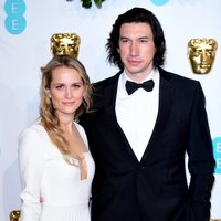 Adam Driver and Joanne Tucker at the BAFTAs 2019 Red Carpet