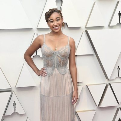 Amandla Stenberg at the Oscars 2019 red carpet