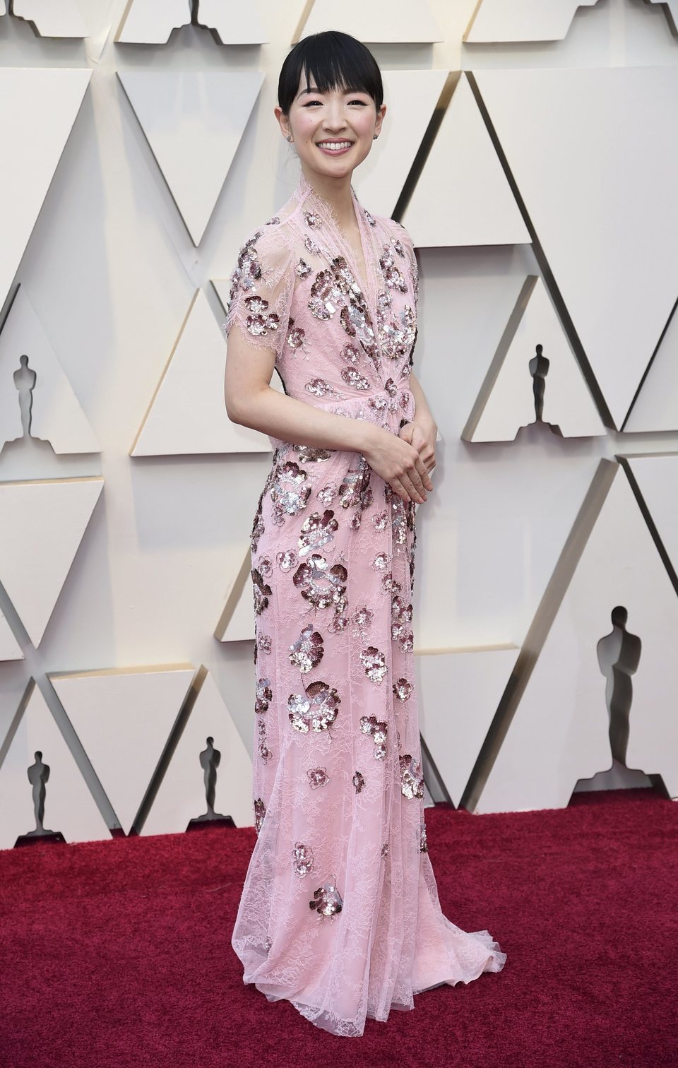 Marie Kondo at the Oscars 2019 red carpet