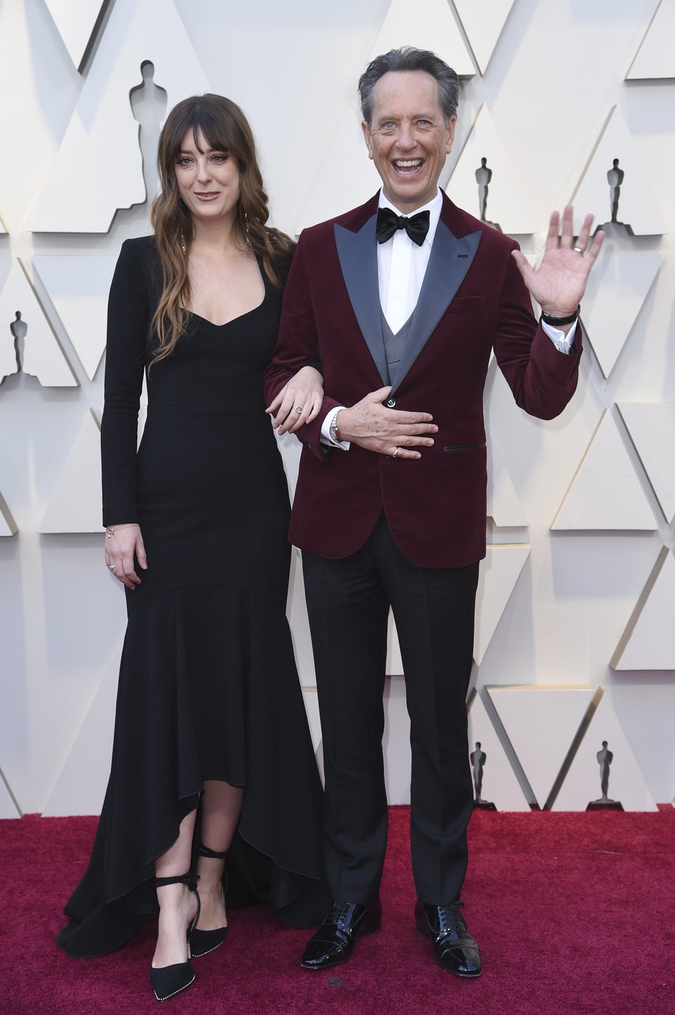 Richard E. Grant and Olivia Grant at the Oscars 2019 red carpet