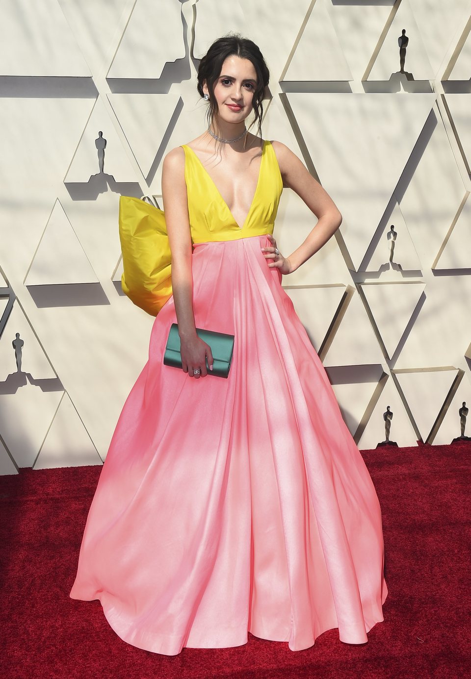 Laura Marano on the red carpet at the 2019 Oscars