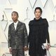 Pharrell Williams and Helen Lasichanh at the Oscars 2019 red carpet