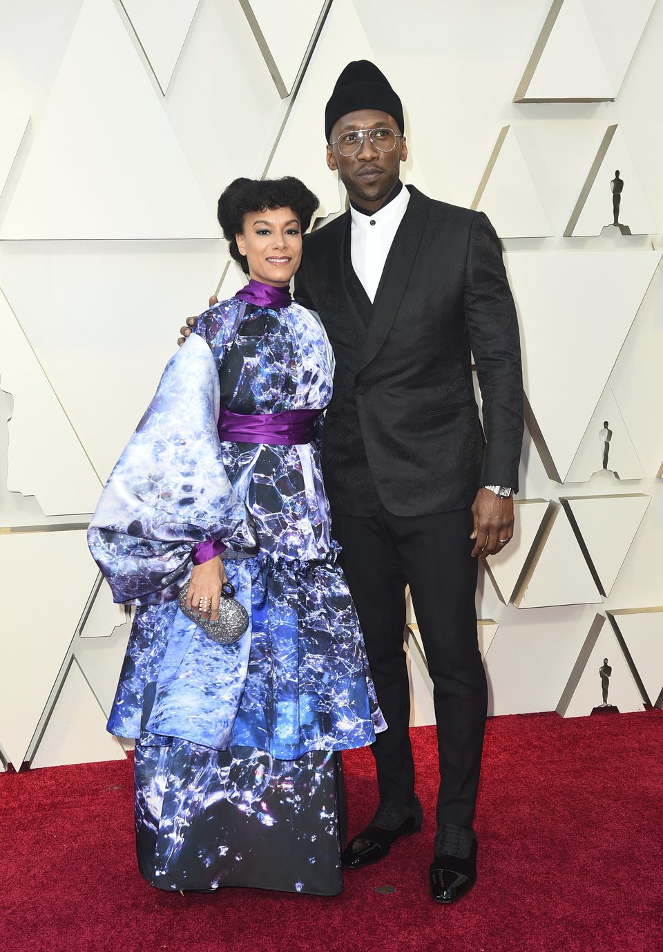 Mahershala Ali and Amatus Sami-Karim on the red carpet at the Oscars 2019