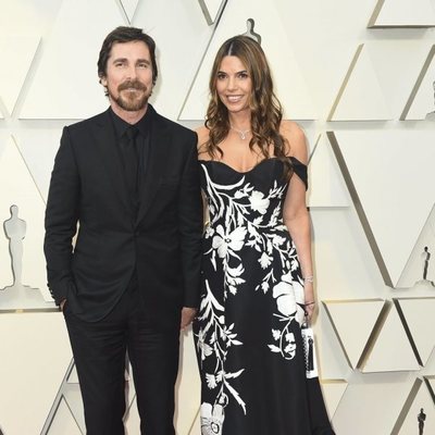 Christian Bale and Sibi Blazic on the red carpet at the Oscars 2019