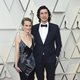 Adam Driver and Joanne Tucker on the red carpet at the Oscars 2019