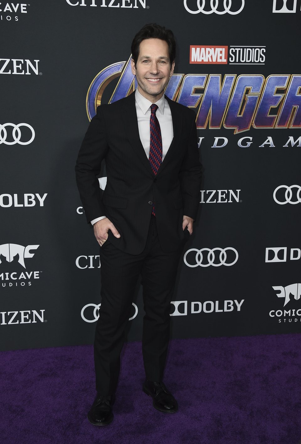 Paul Rudd on the red carpet of 'Avengers: Endgame'