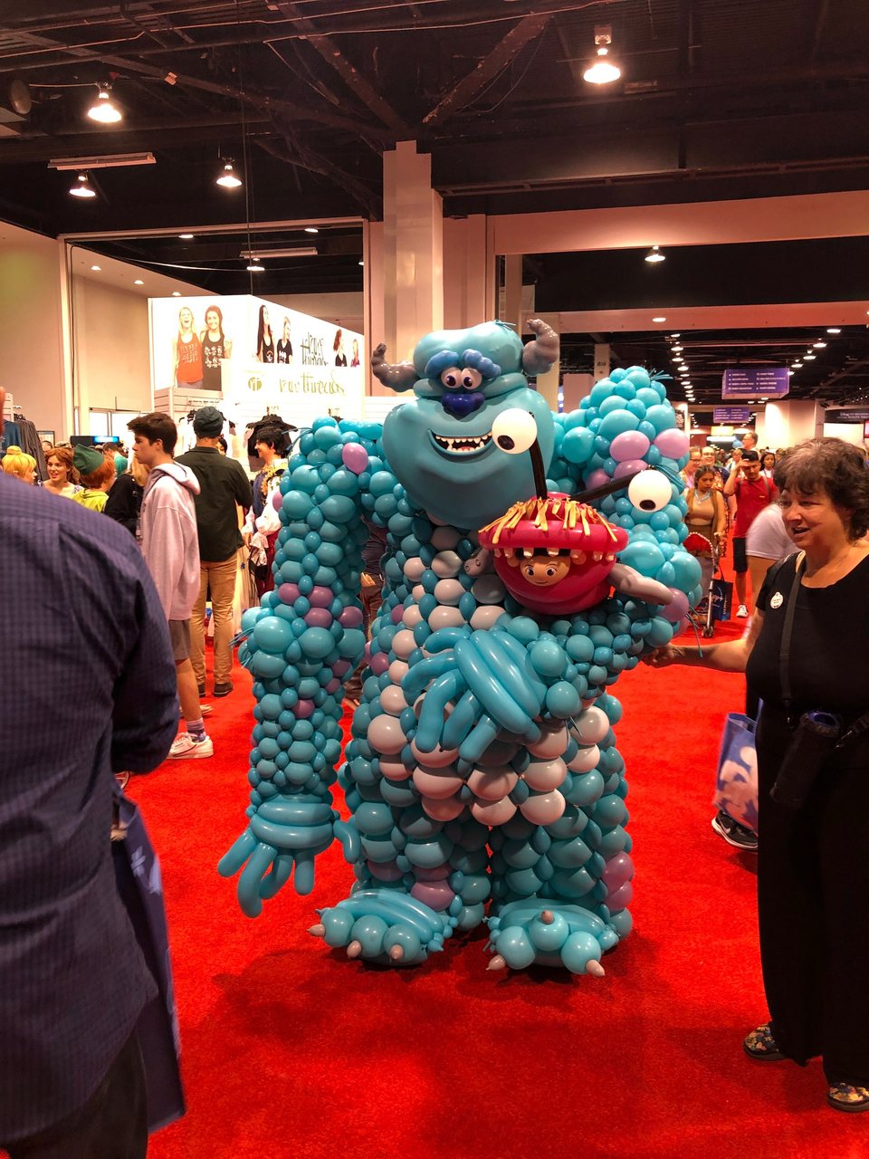 Fan dressed up as Sully from 'Monsters Inc'