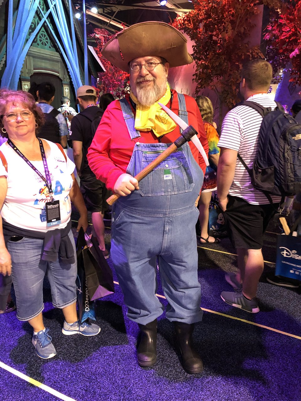 Fan dressed up as Stinky Pete, from 'Toy Story 2'