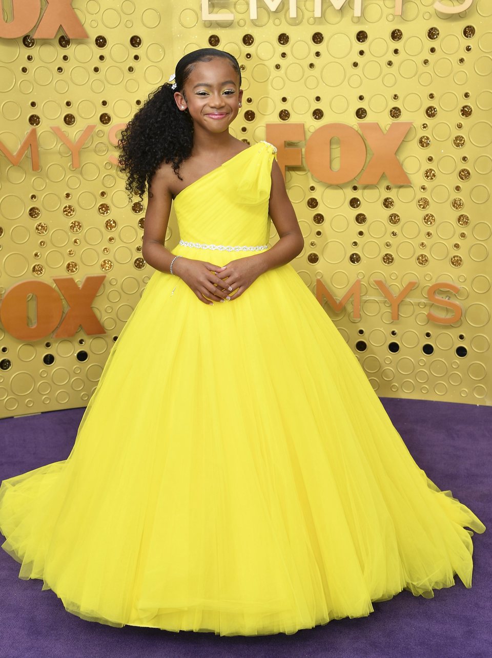 Faithe Herman arrives at the 71st Primetime Emmy Awards