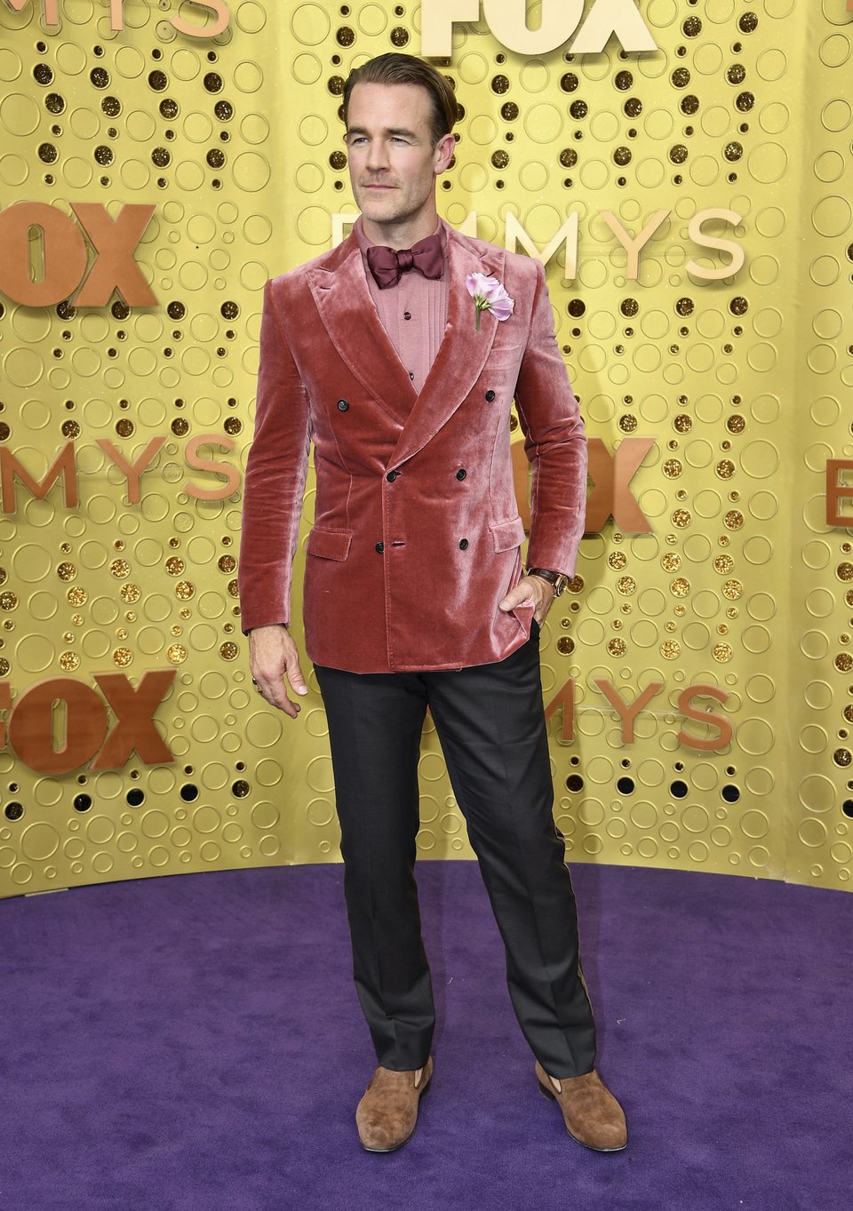 James Van Der Beek arrives at the 71st Primetime Emmy Awards