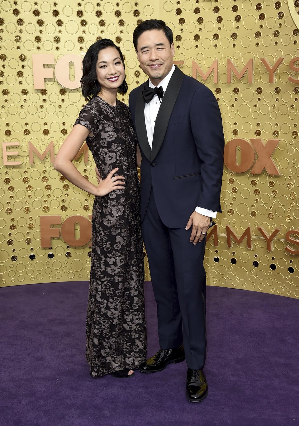 Randall Park at the Emmy 2019 red carpet