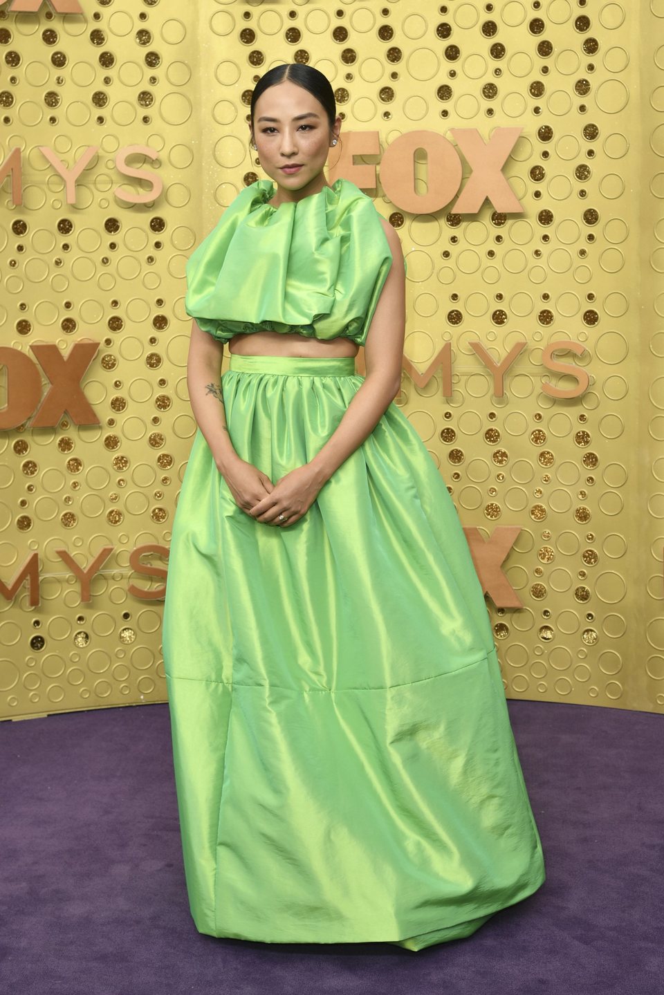 Greta Lee at the Emmy 2019 red carpet