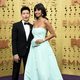 Manny Jacinto and Jameela Jamil at the Emmy 2019 red carpet