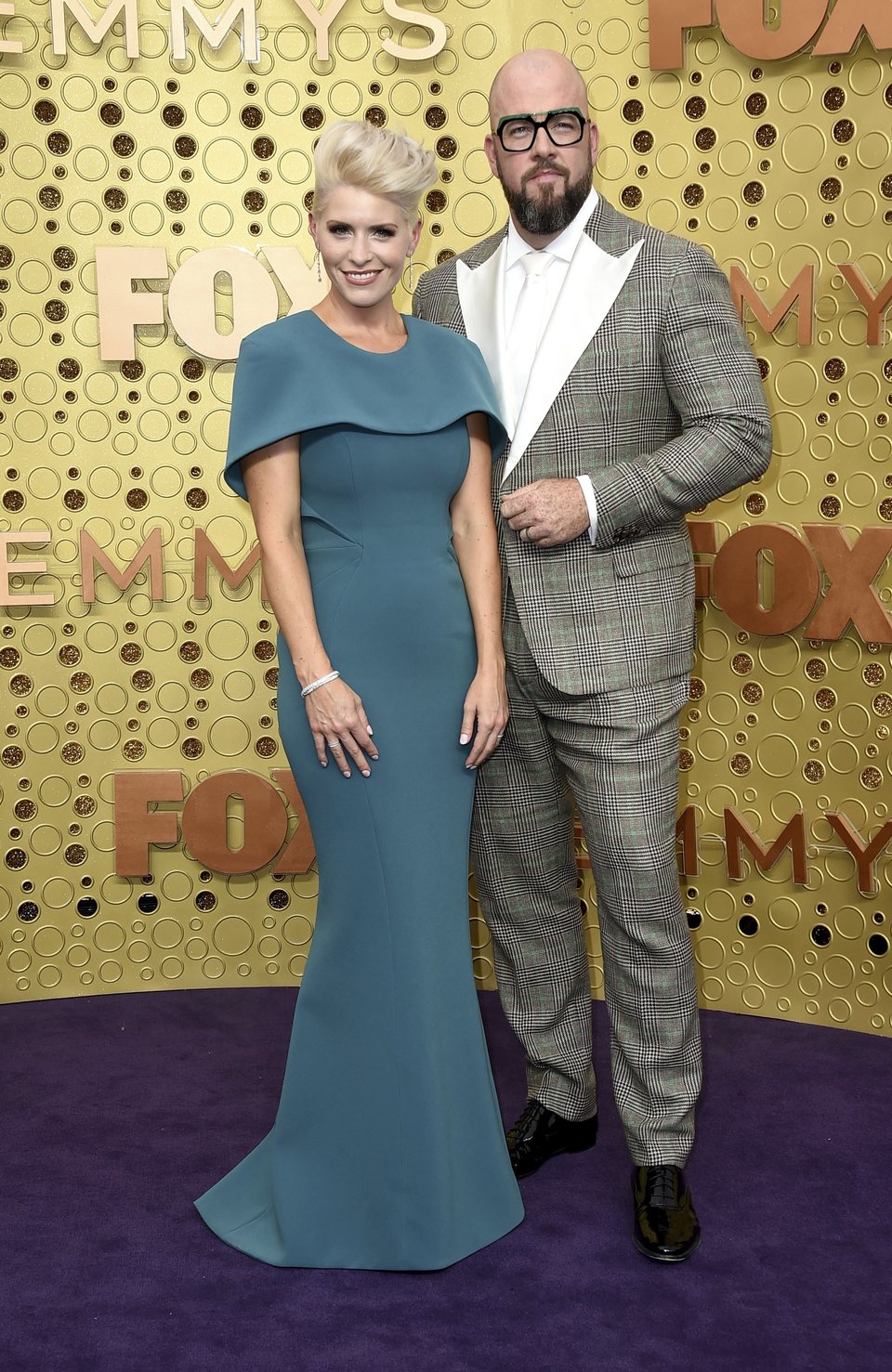 Chris Sullivan and Rachel Sullivan arrive at the 71st Primetime Emmy Awards