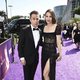 Sam Rockwell and Leslie Bibb at the Emmy 2019 red carpet