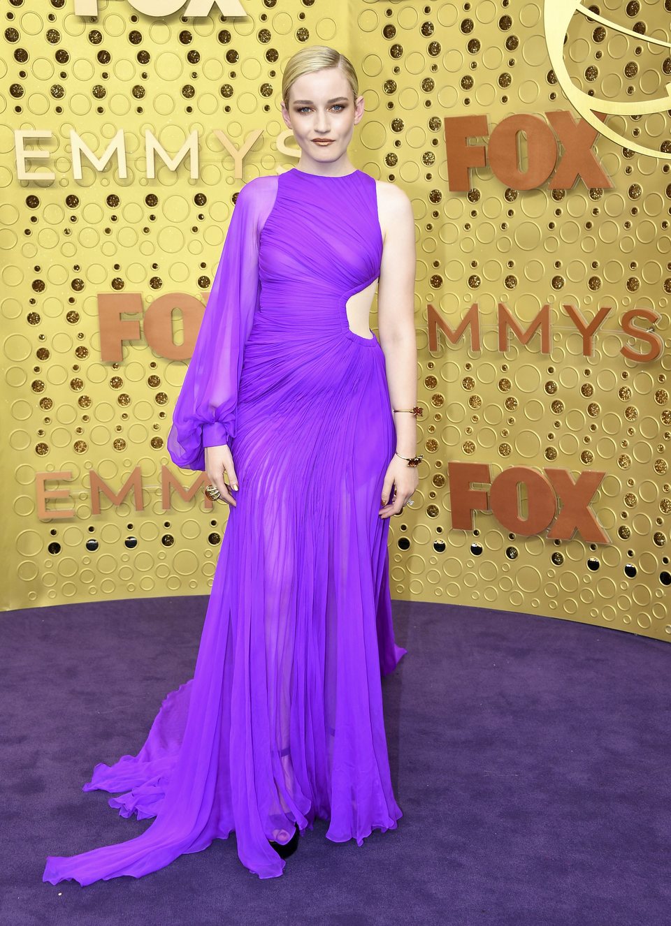 Julia Garner at the Emmy 2019 red carpet