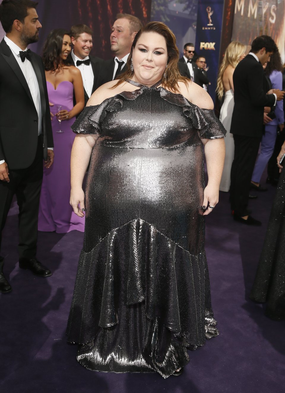 Chrissy Metz at the Emmy 2019 red carpet