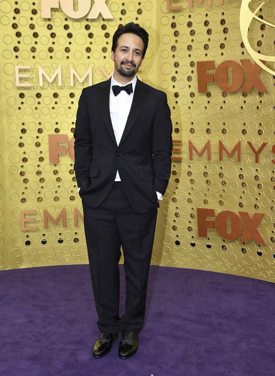 Lin-Manuel Miranda at the Emmy 2019 red carpet