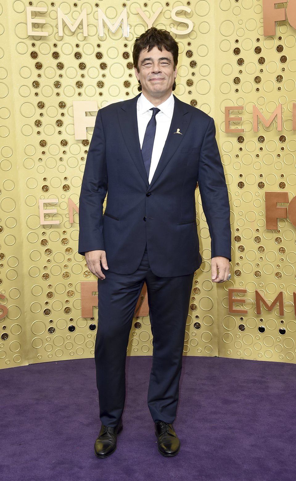 Benicio del Toro at the Emmy 2019 red carpet