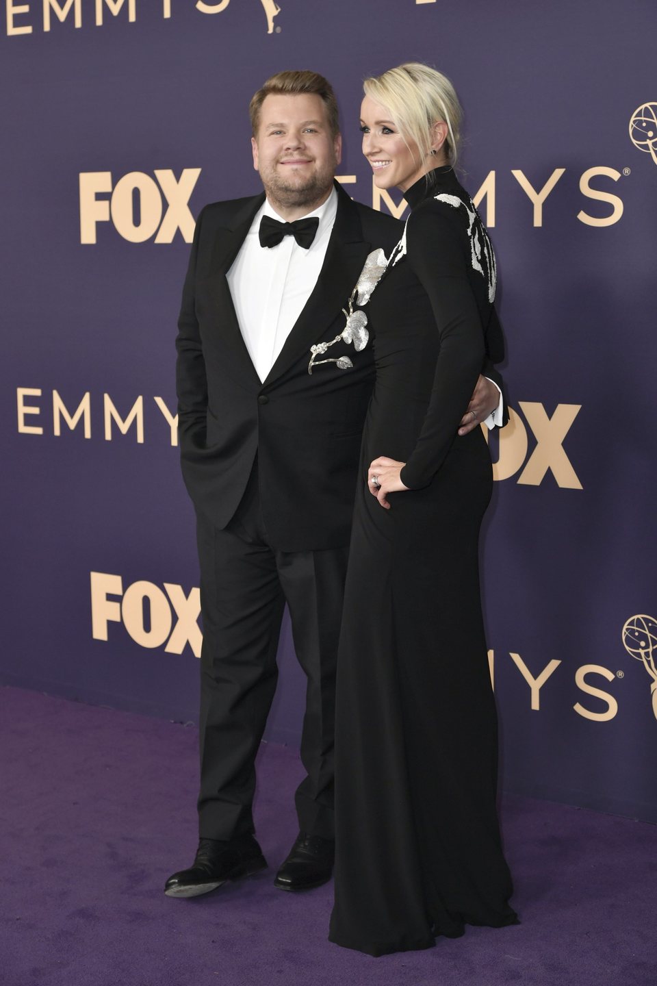 James Corden at the Emmy 2019 red carpet