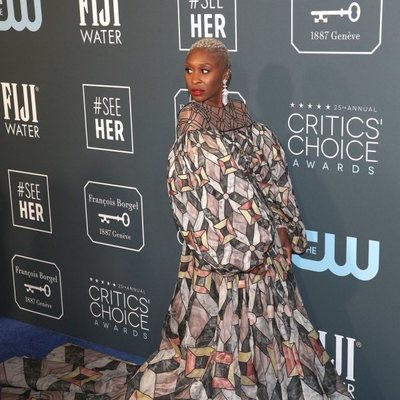 Cynthia Erivo at the Critics' Choice Awards 2020 red carpet