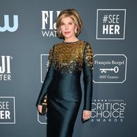 Christine Baranski at the Critics' Choice Awards 2020 red carpet