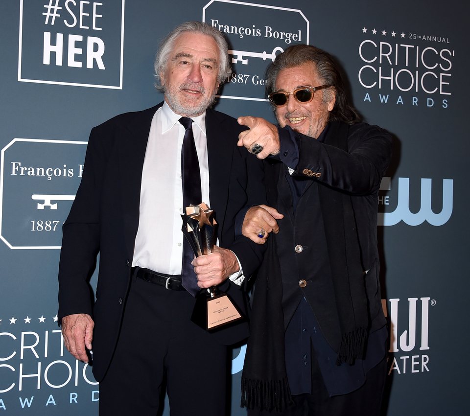 Robert De Niro & at the Critics' Choice Awards 2020 red carpet