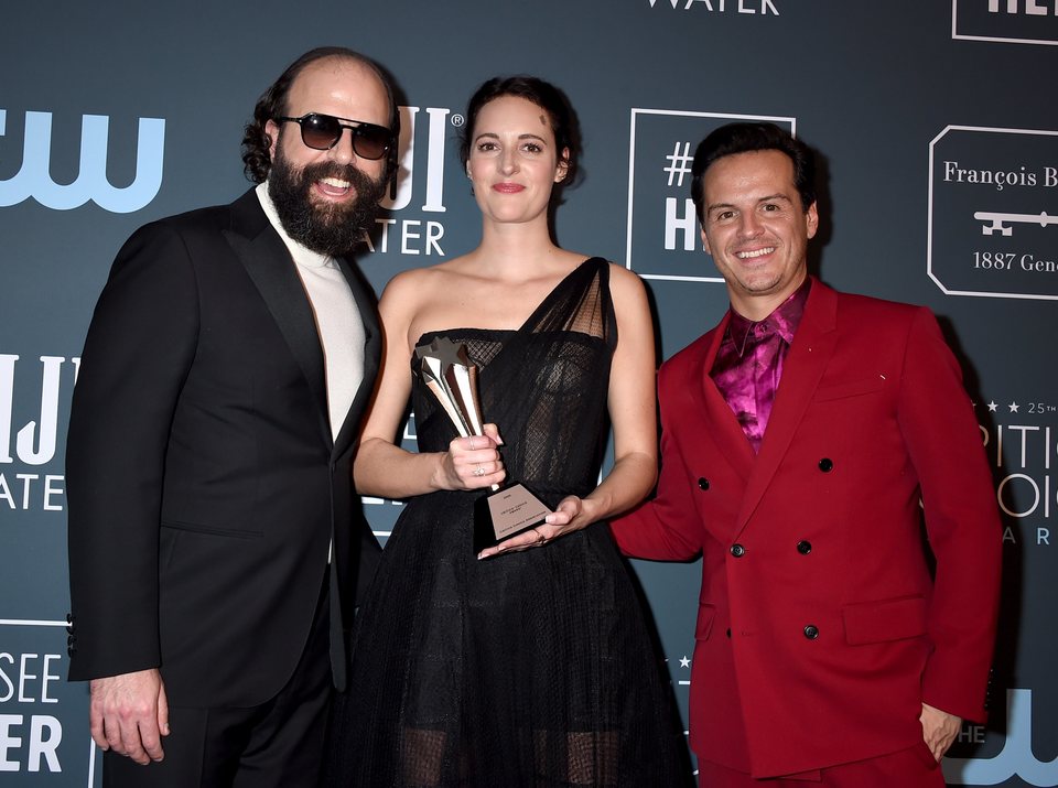 The cast of 'Fleabag' at the Critics' Choice Awards 2020 red carpet