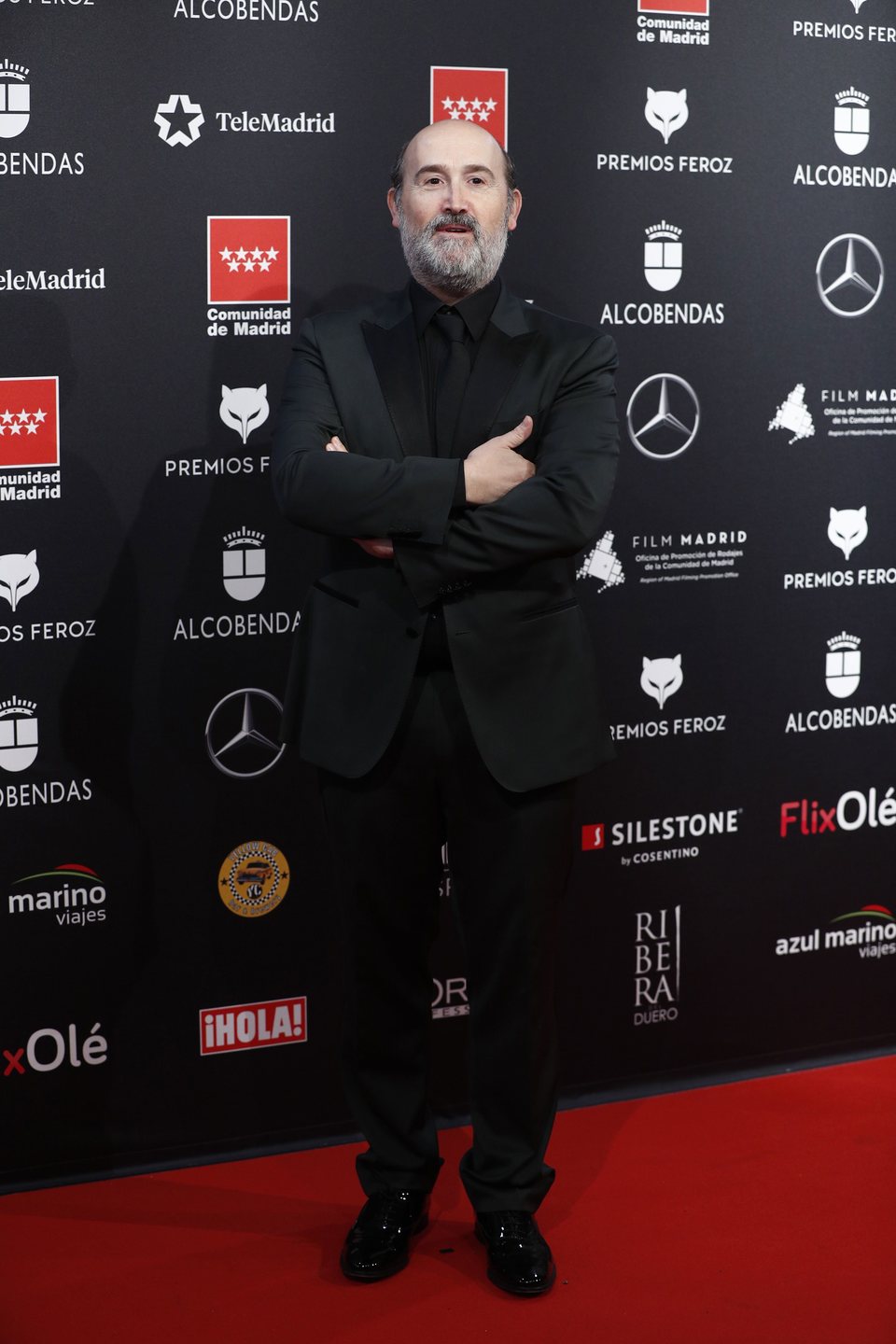 Javier Cámara at the Feroz Awards 2020 red carpet 