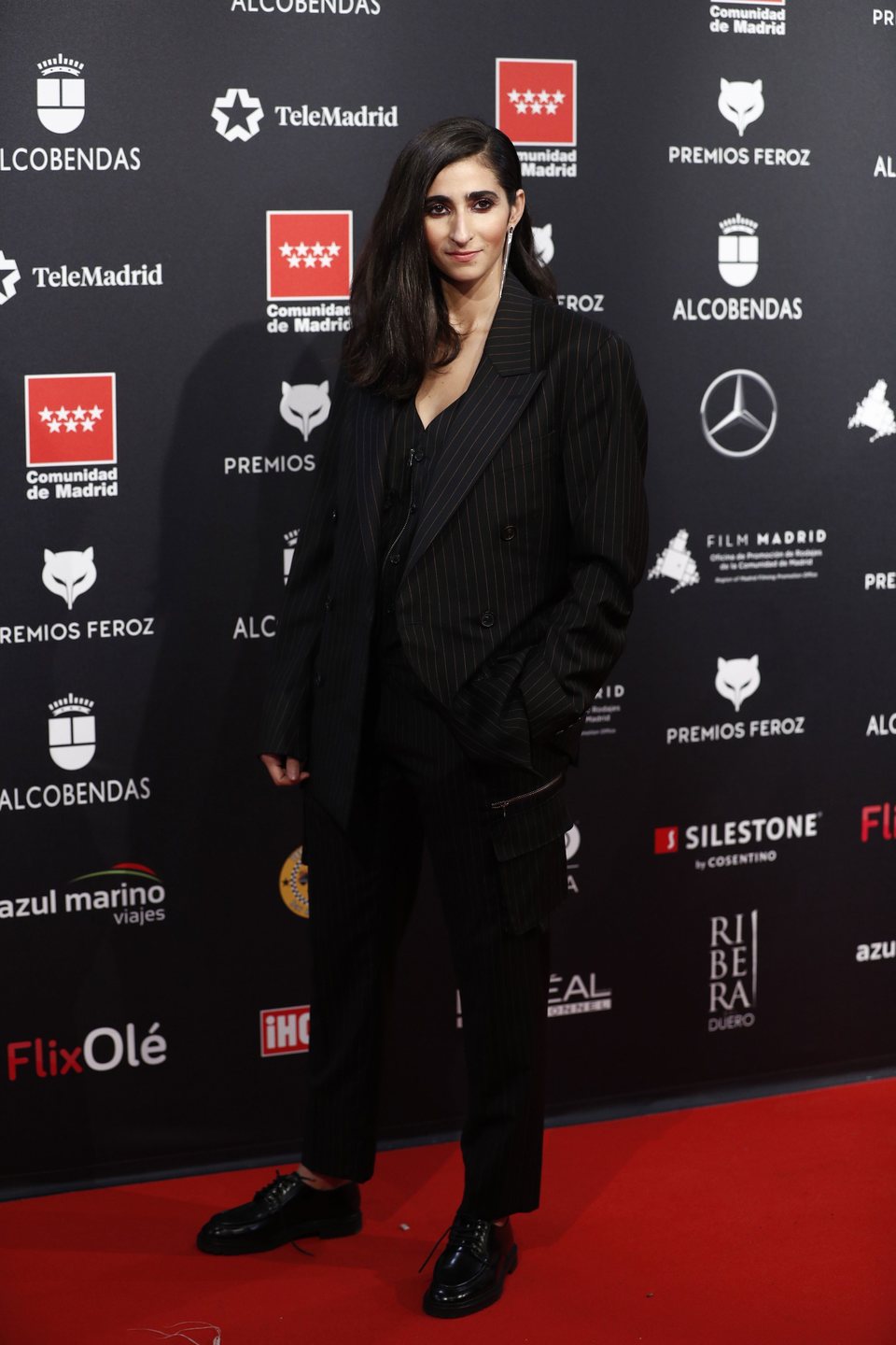 Alba Flores at the Feroz Awards 2020 red carpet 