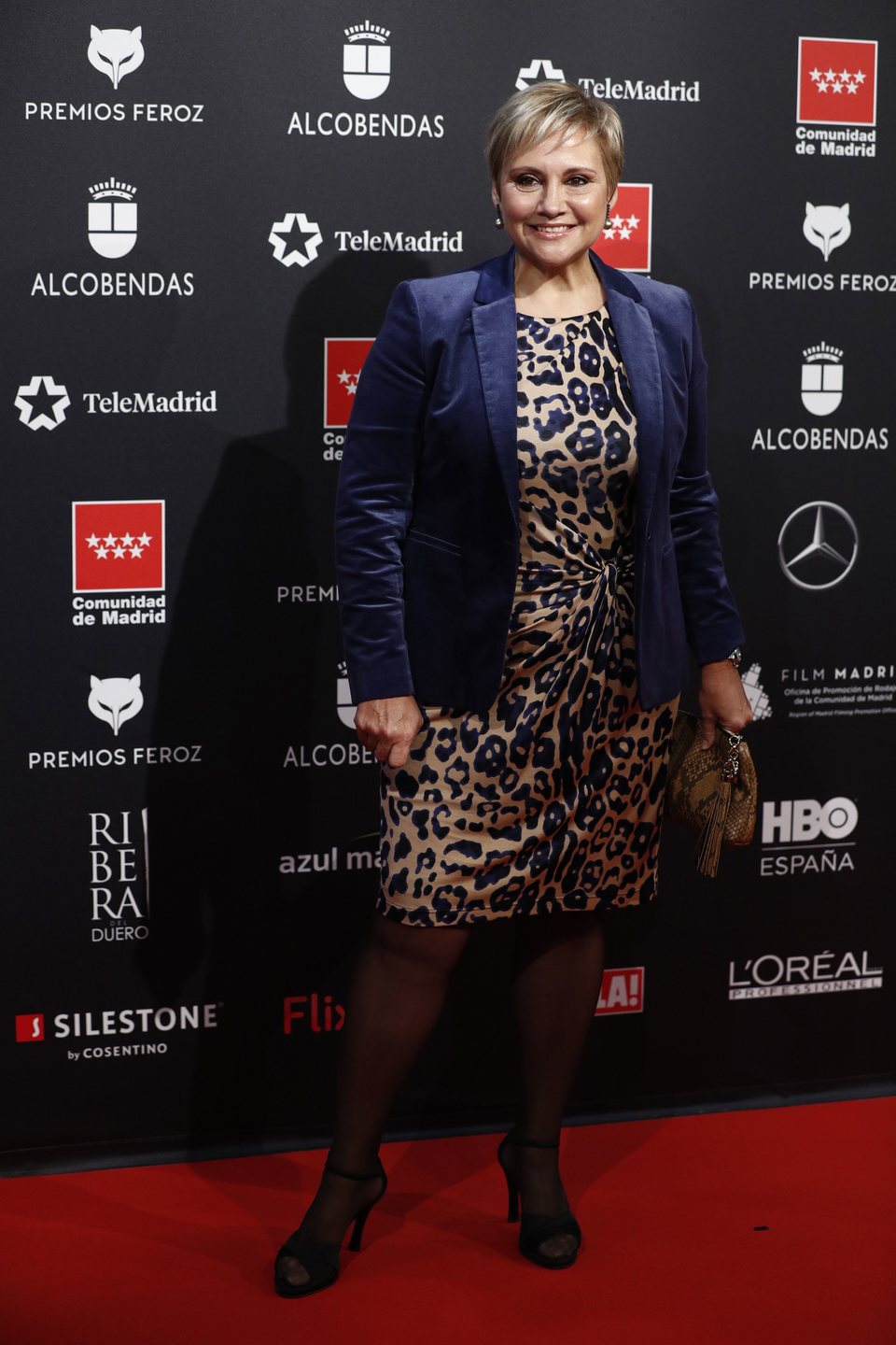 Gloria Serra at the Feroz Awards 2020 red carpet