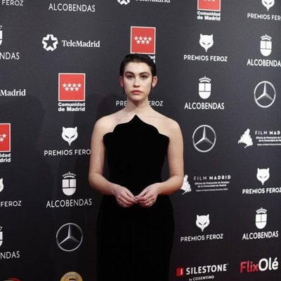 Greta Fernández at the Feroz Awards 2020 red carpet