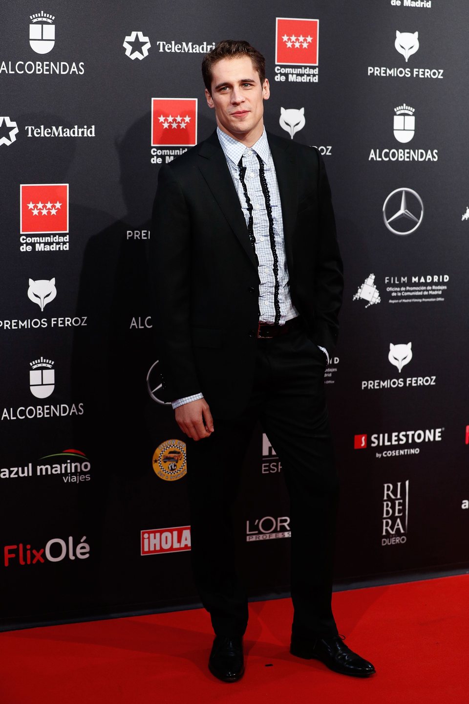 Martiño Rivas at the Feroz Awards 2020 red carpet