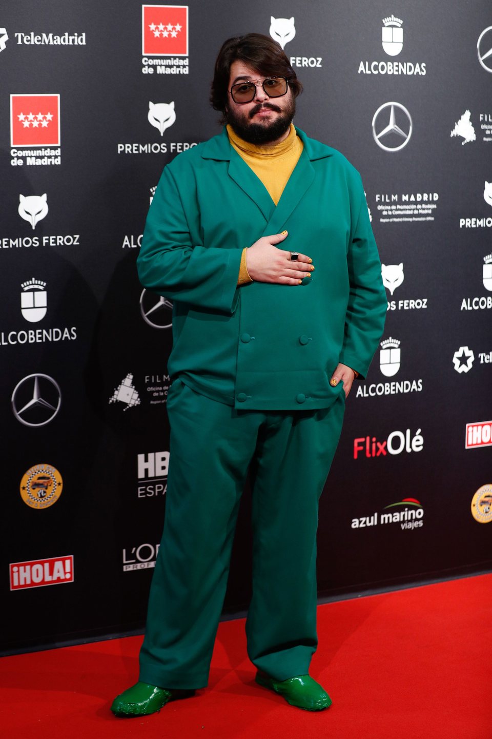 Brays Efe at the Feroz Awards 2020 red carpet