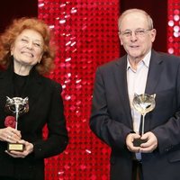 Julia and Emilio Gutiérrez Caba at the Feroz Awards 2020