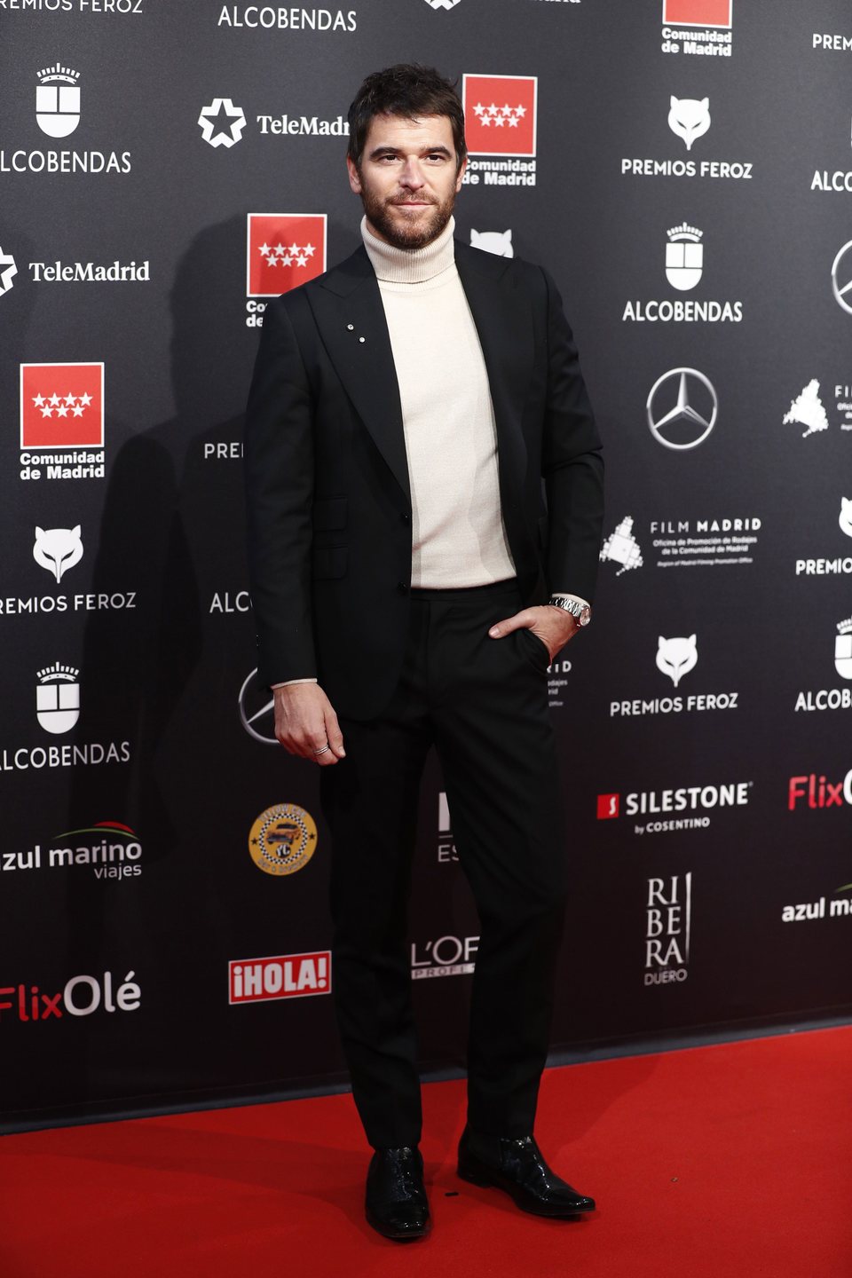 Alfonso Bassave at the Feroz Awards 2020 red carpet