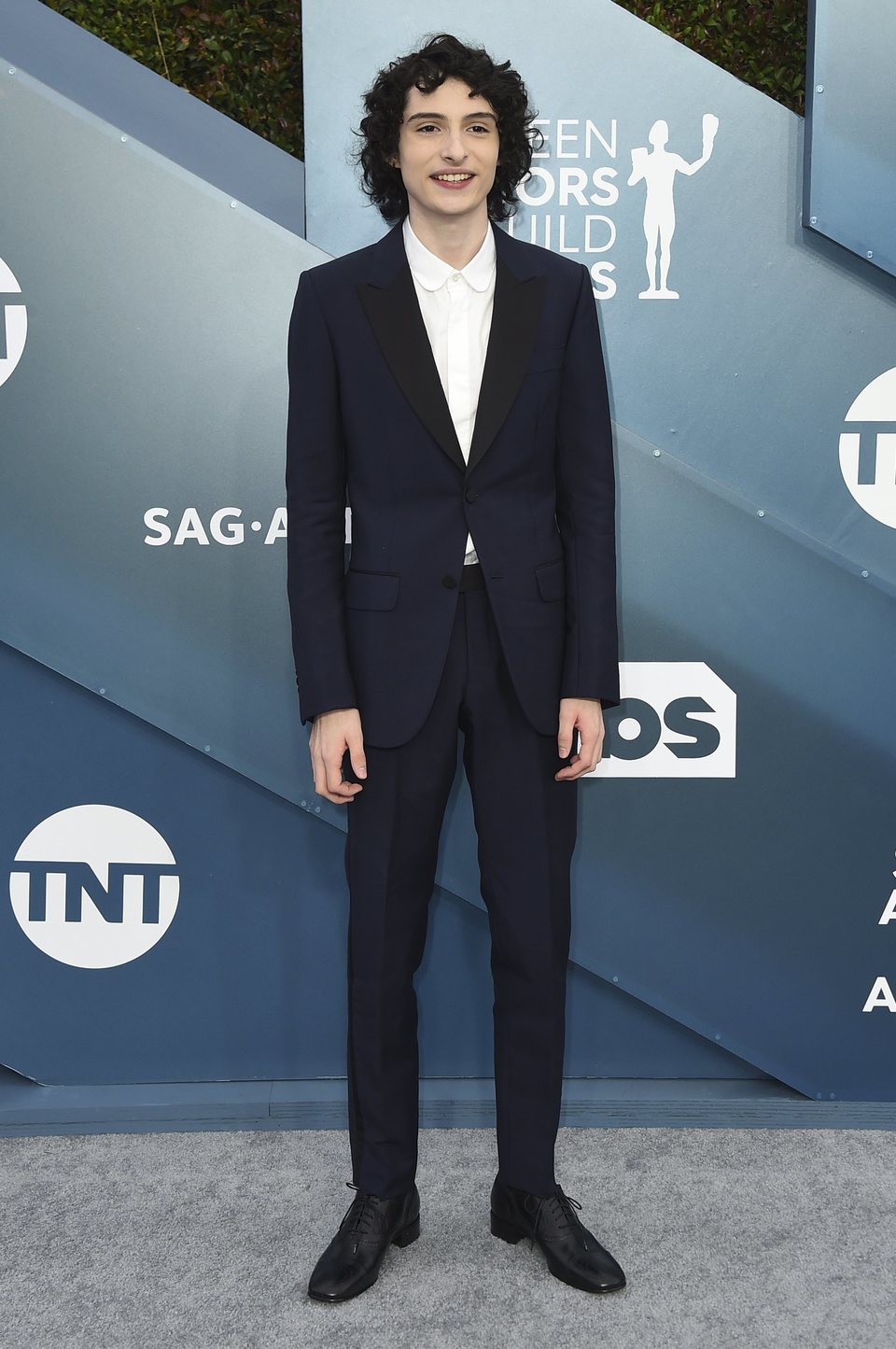 Finn Wolfhard on the red carpet of the SAG Awards 2020