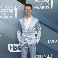 Noah Schnapp on the red carpet of the SAG Awards 2020