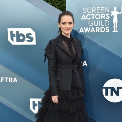 Winona Ryder on the red carpet of the SAG Awards 2020