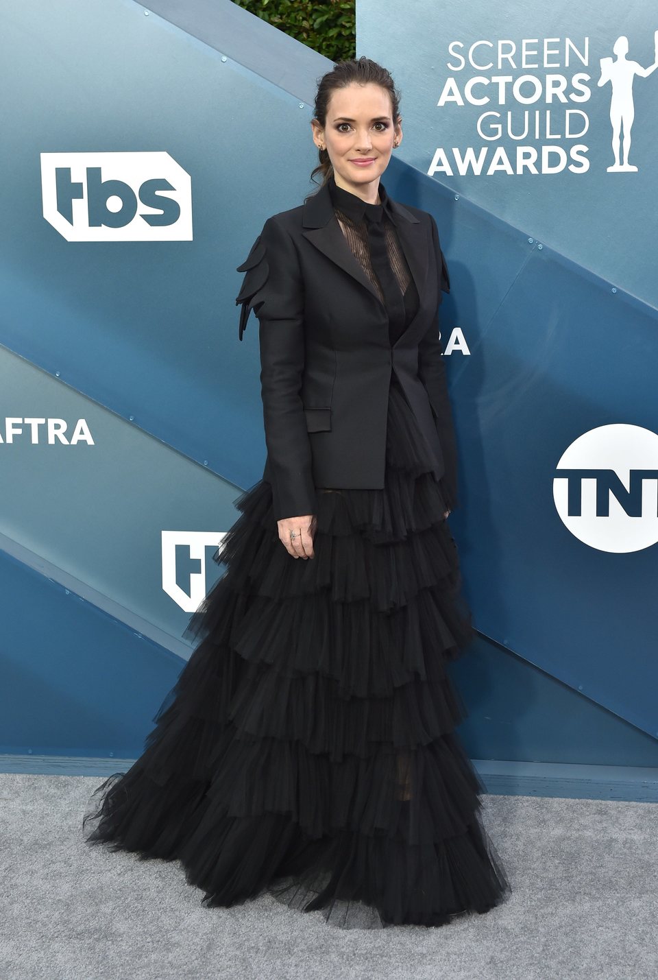 Winona Ryder on the red carpet of the SAG Awards 2020