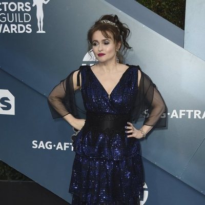 Helena Bonham Carter on the red carpet of the SAG Awards 2020